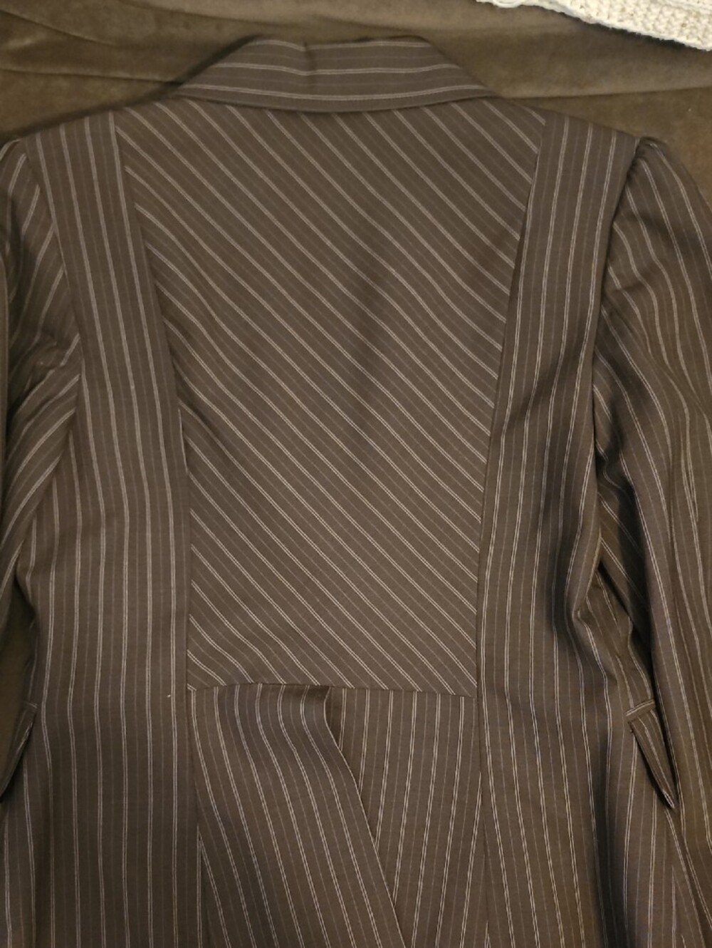 Banana Republic Brown Pinstripe Blazer - Picture 8 of 8